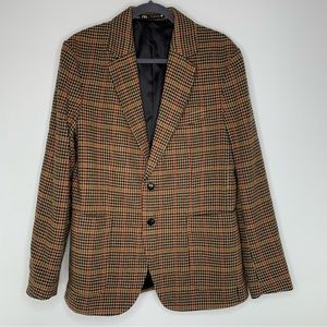 Zara houndstooth blazer